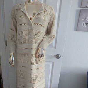 Hand-knit dress